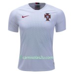 Camisolas de futebol Portugal Equipamento Alternativa Copa do Mundo 2018 Manga Curta